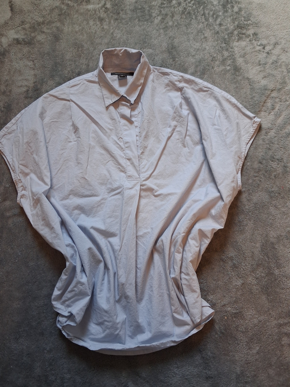 Frech Connection Light Blue Short-Sleeve  Shirt Boxy Oversized Medium
